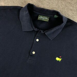 Masters Collection Mens XL Navy Blue Two Ply Mercerized Golf Polo Shirt